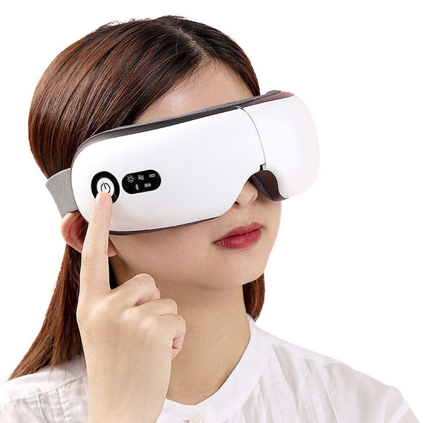 Intelligent 4D Eye Massager – Smart Airbag Vibration & Heat Therapy